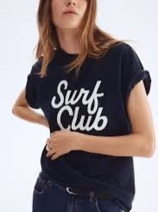 تیشرت H&M رنگ سرمه ای سایزبندی XS.S.L.XL